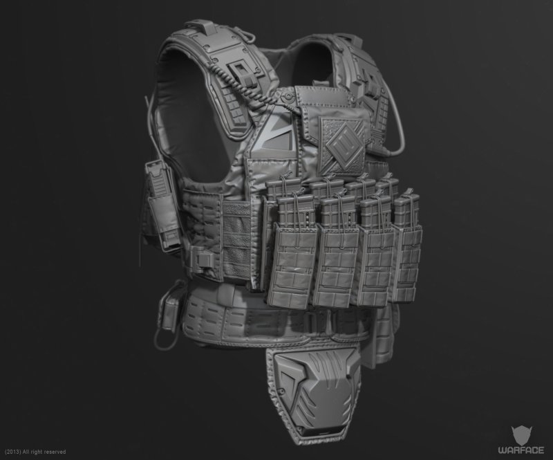 3d модель бронежилет - turbosquid 1405970