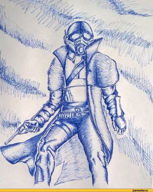 Fallout рисунки карандашом