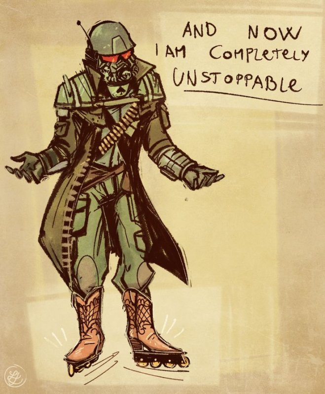Fallout курьер арт