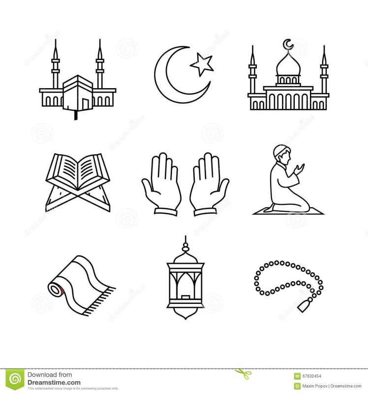 Раскраска Ислам
