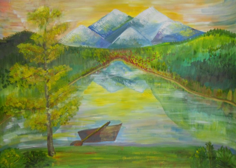 Рисунок на тему природа родного края