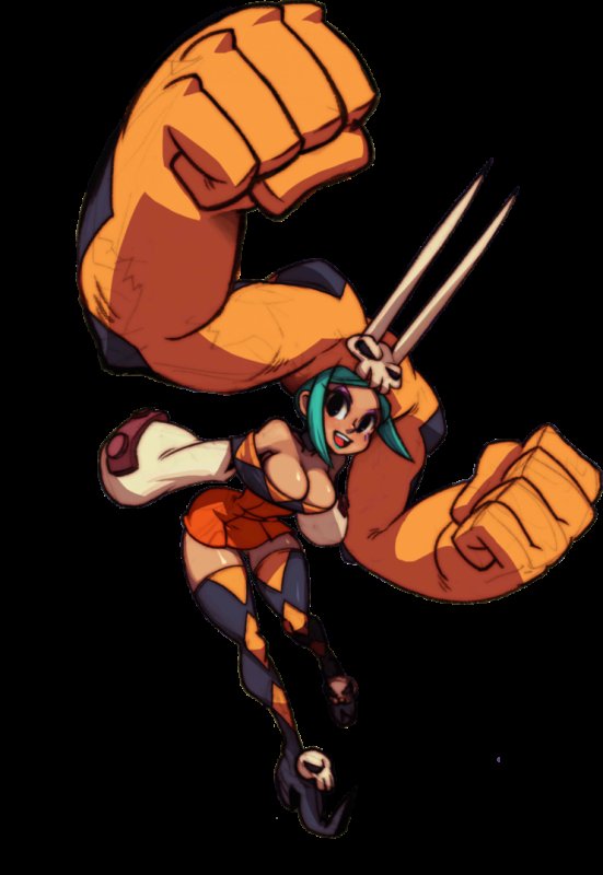 Церебелла Skullgirls спрайты