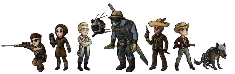 Fallout New Vegas напарники Art