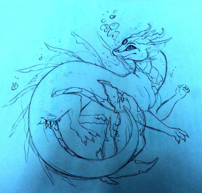 Дракон рисунок