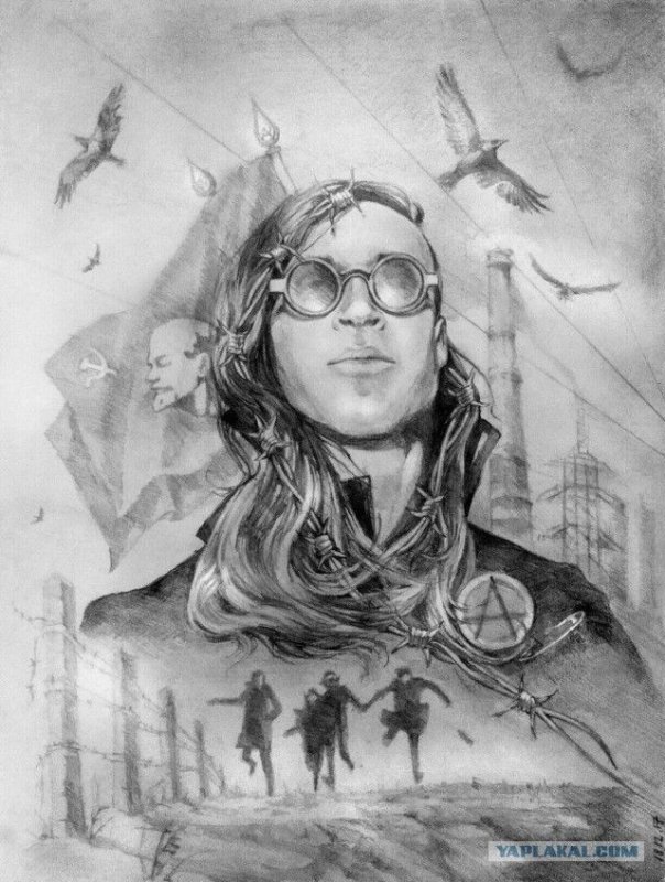 егор летов рисунки