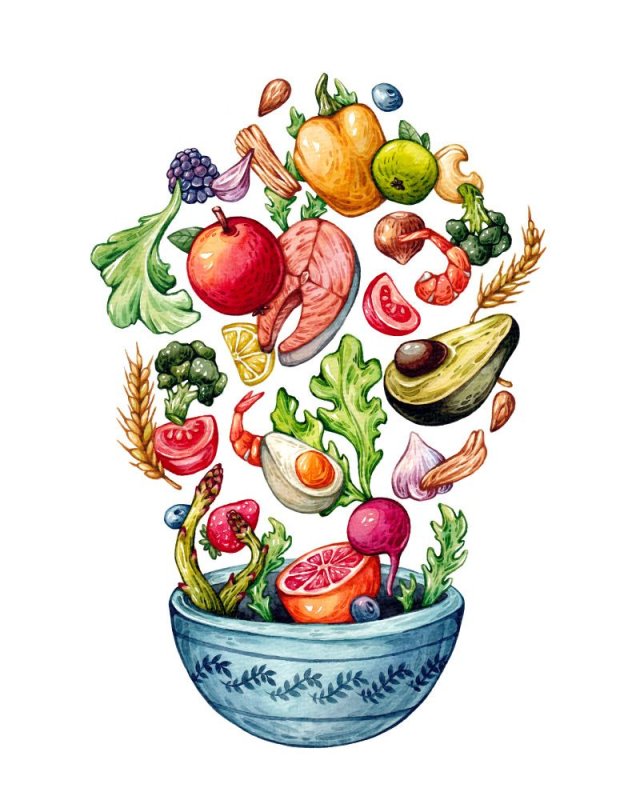 Продукты рисунок