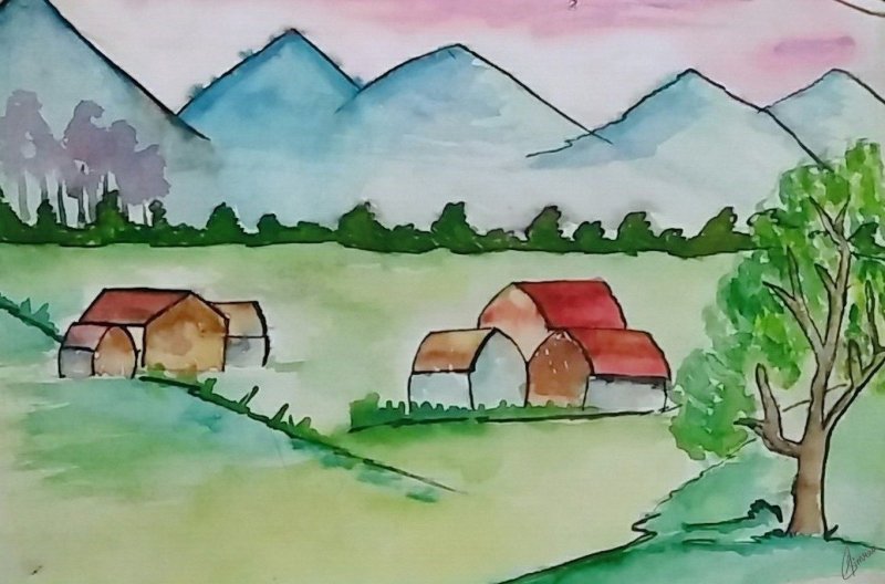 Природа Башкортостана рисунки