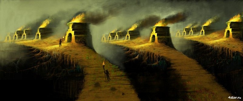 Ад рай чистилище картины