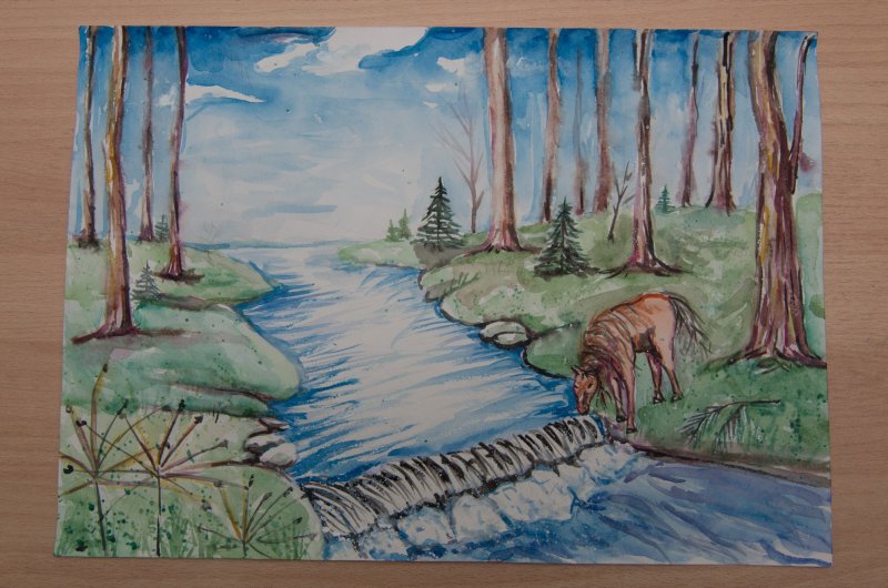 Рисунок на тему природа