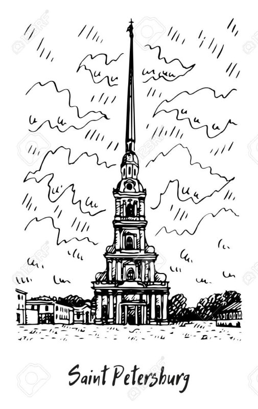 Шпиль Петропавловской крепости