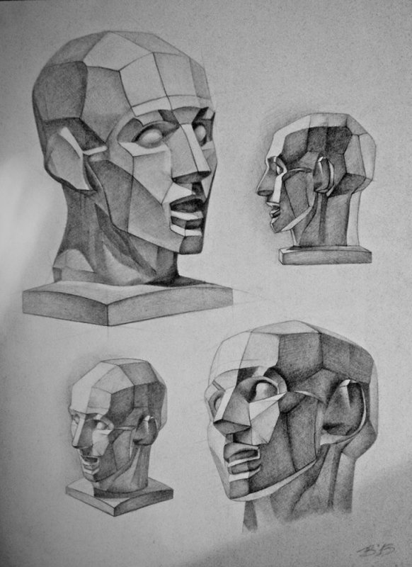 Голова Гудона Академический обрубовка