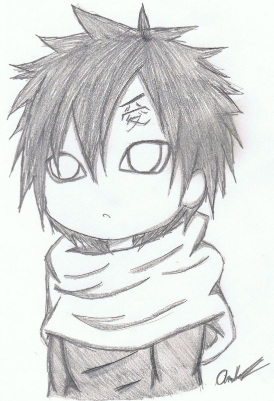 Аниме рисунки для срисовки лёгкие