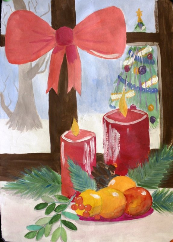 новогодние натюрморты