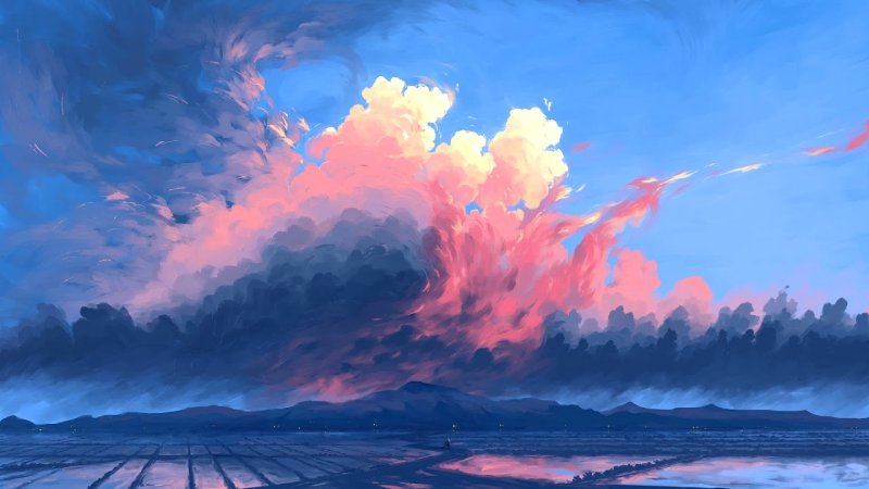 Аниме природа