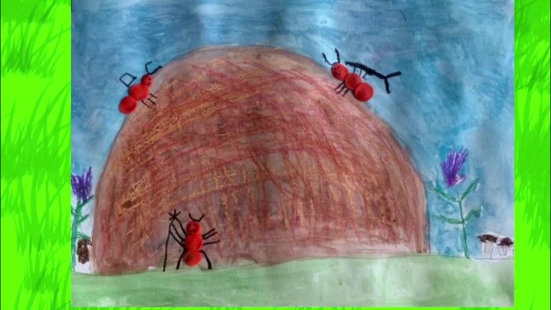 Муравейник рисунок