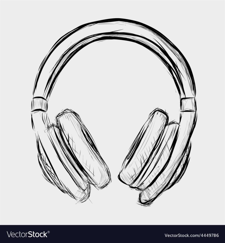 Наушники эскиз
