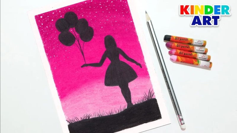 Рисунки красками лёгкие и красивые