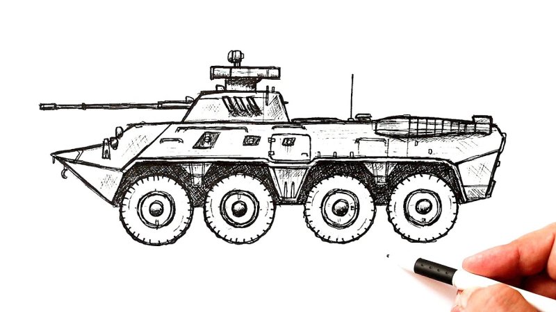 Военная техника БТР 80