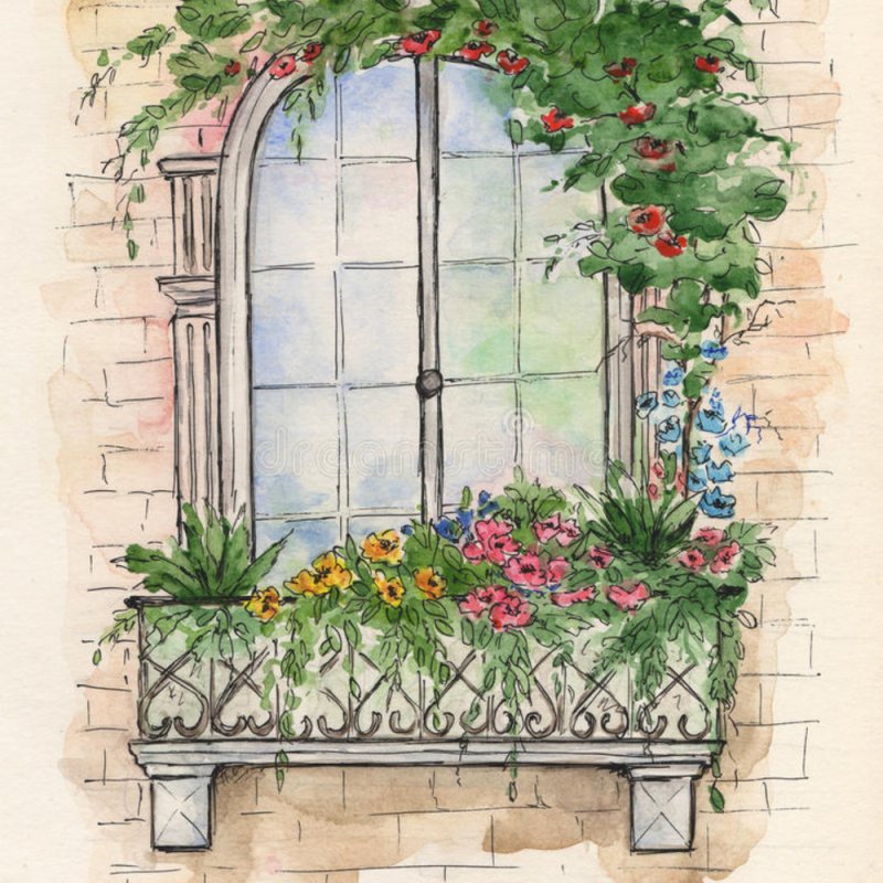 Нарисовать окно