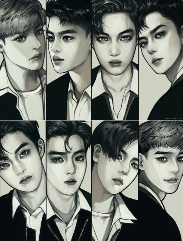 EXO аниме