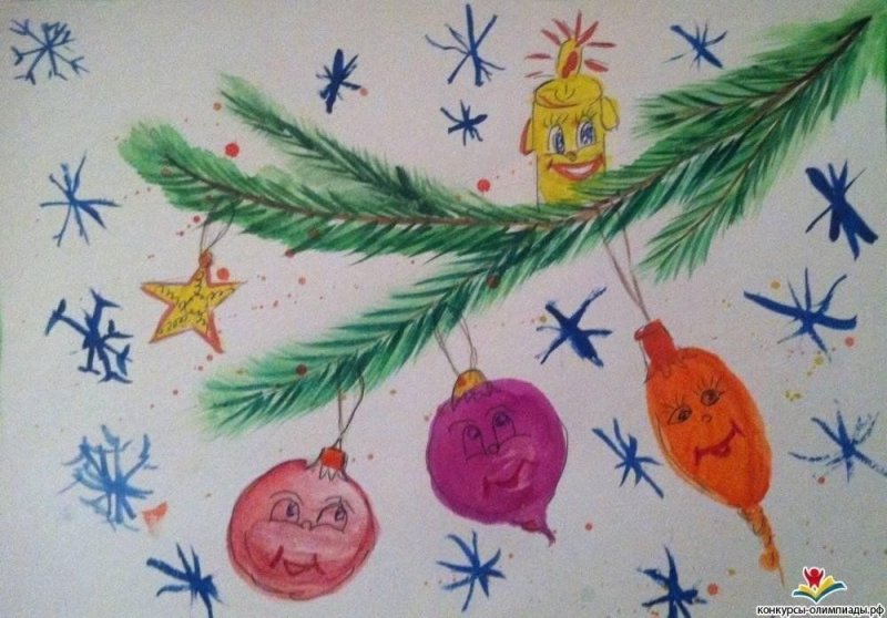 Новогодние рисунки