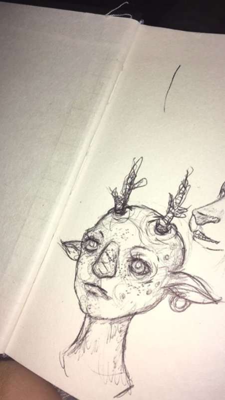 Рисунки в скетчбуке