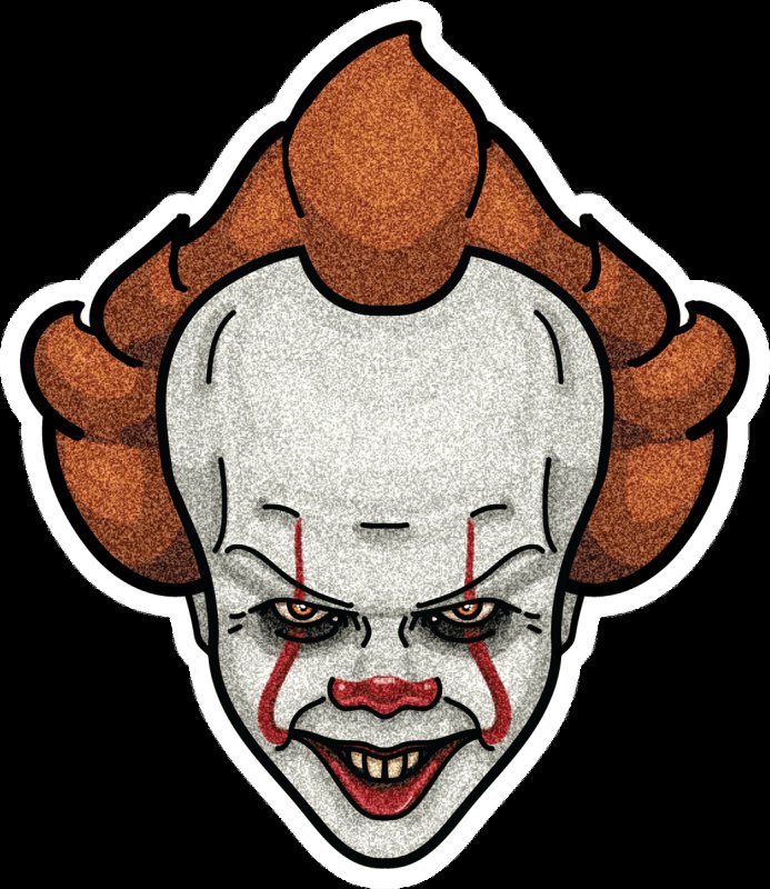 Страшный клоун маска Pennywise