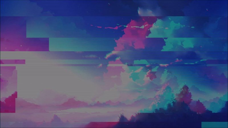 Глитч фон