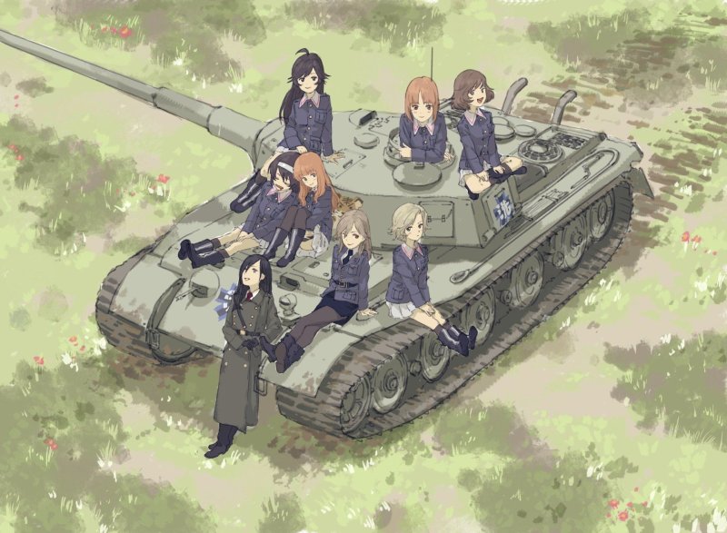 Girls und Panzer тигр 2