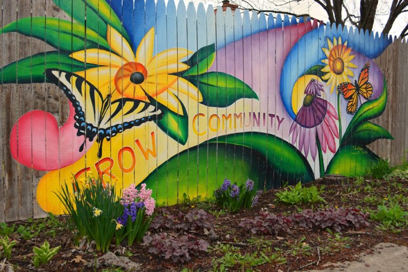 роспись забора