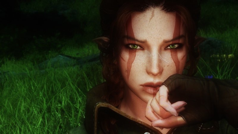Эльфийка из the Elder Scrolls