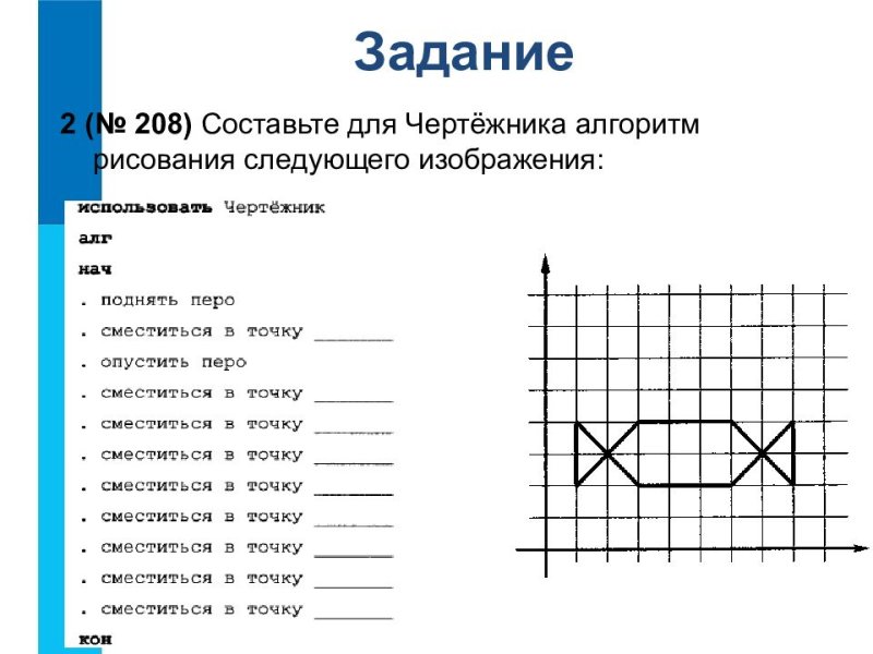 Информатика кумир чертежник