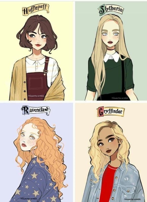 Арты факультеты Хогвартса