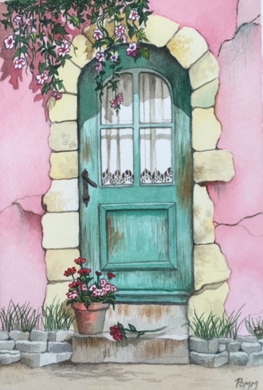 Рисунки на окнах