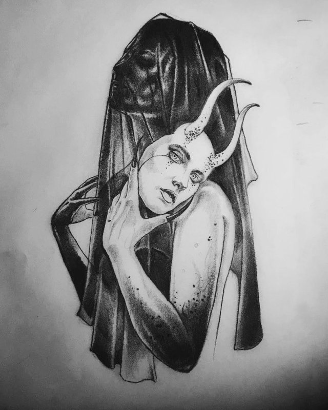 Готические рисунки