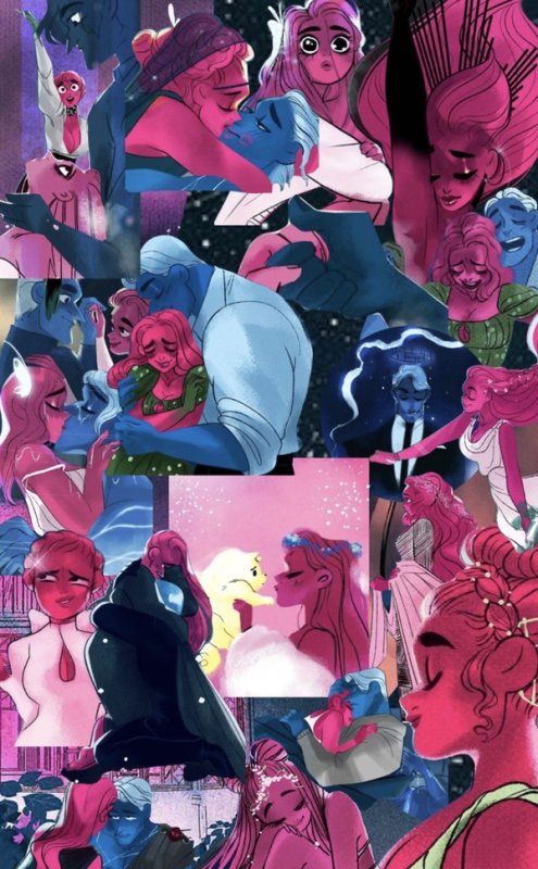 Lore Olympus Hades and Persephone