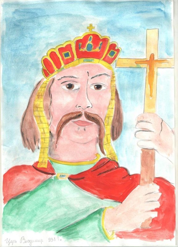 Рисунок на тему Русь
