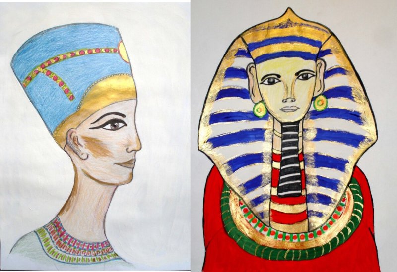 Рисуем Египет с детьми