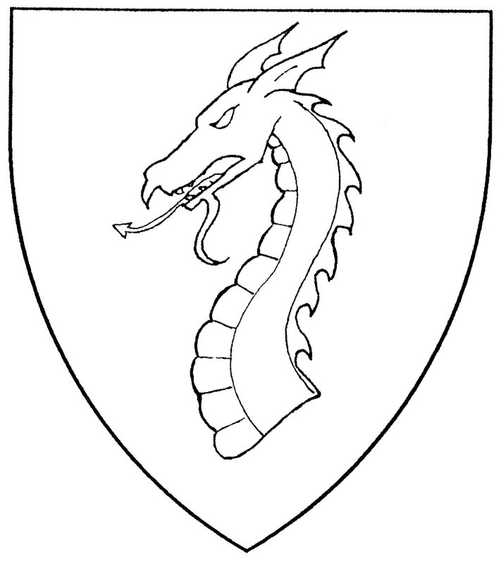 Дракон рисунок для герба