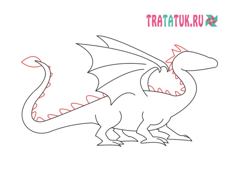 Рисунок змея Горыныча