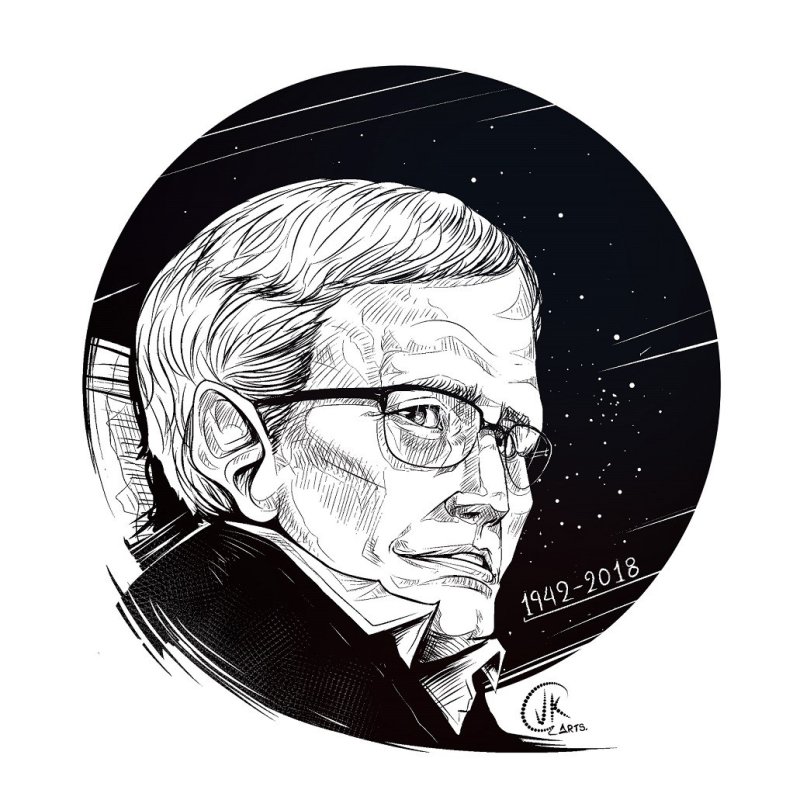 Стивена Хокинга рисунок