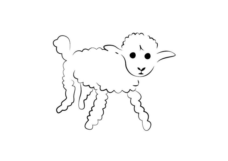 Нарисуй барашка маленький принц
