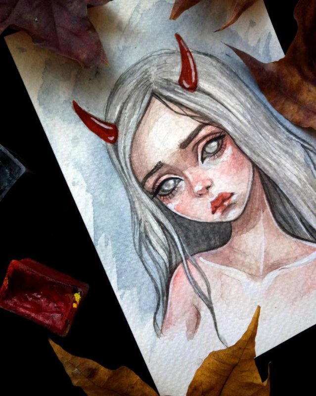 Рисунки для срисовки демоны