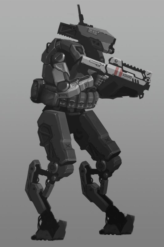 Робот дроид Sci Fi