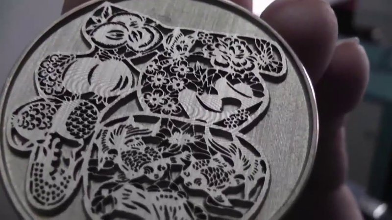 Глубокая гравировка по металлу лазером