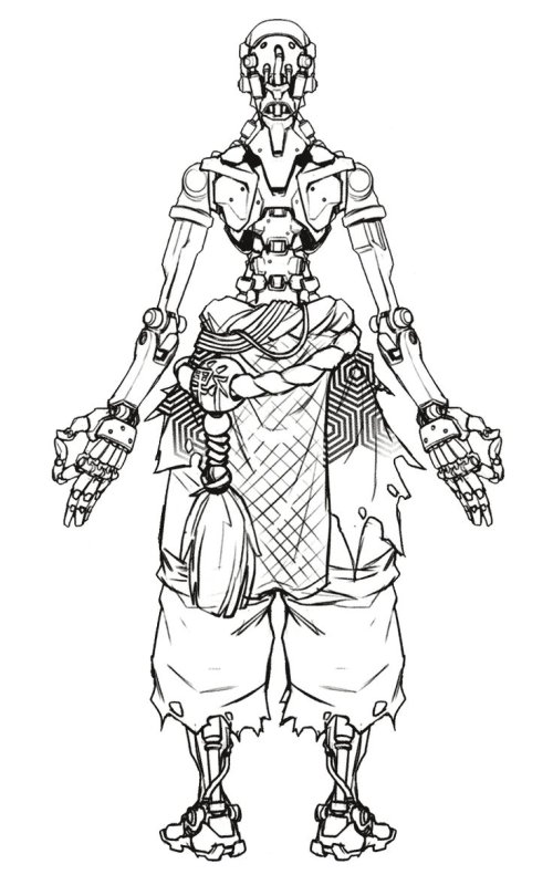 эскиз персонажа