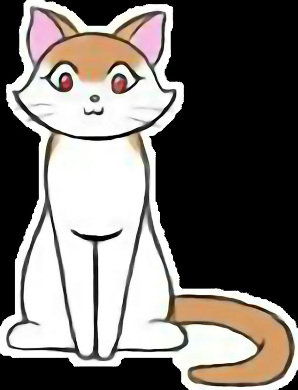Кошка рисунок