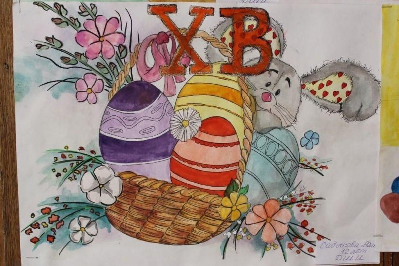Пасхальные рисунки