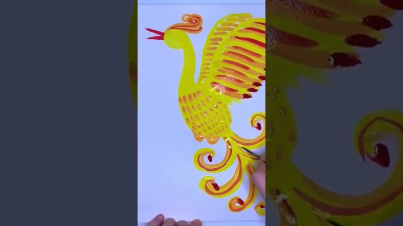 Как нарисовать Жар птицу