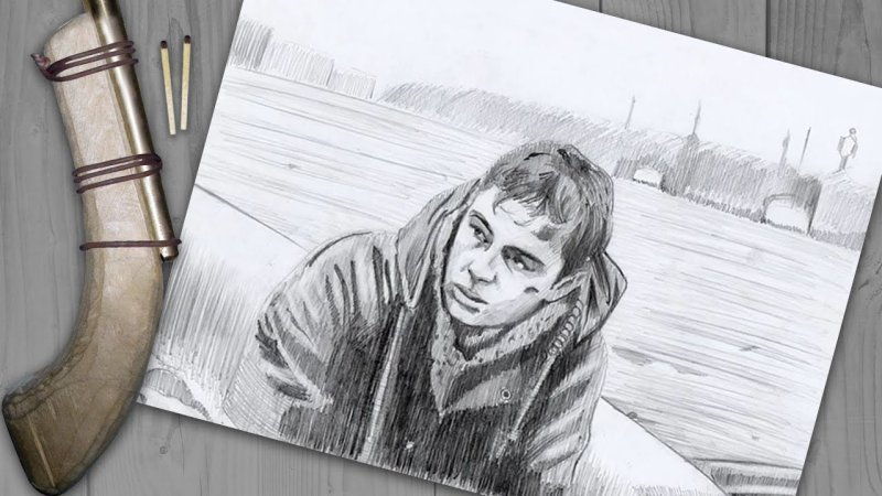 Сергей Бодров рисунок